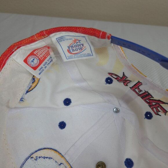 Vintage 90s UCLA Bruins Bears On Fire Snapback Cap Hat NCAA Flames - Picture 8 of 9